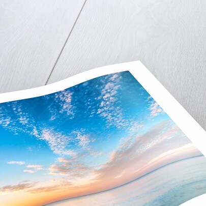 Calm beach at dusk by Assaf Frank